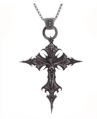 Skull Cross Pendant Necklace